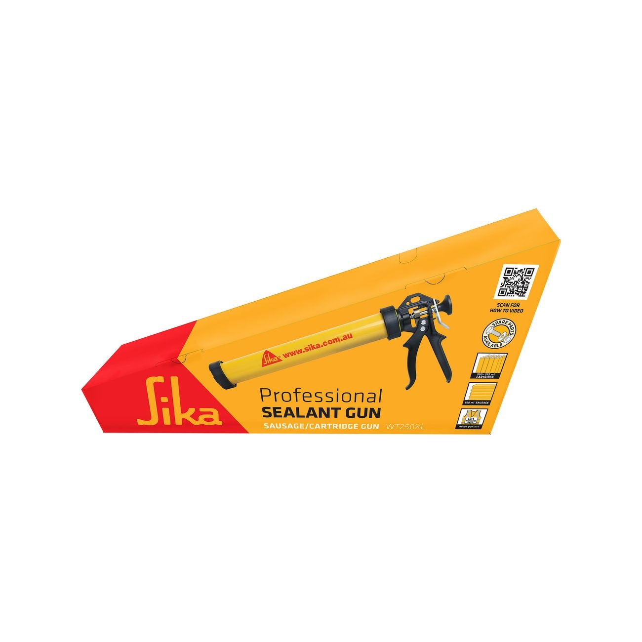 Sika Professional Sausage Caulking Gun WT250XL Boxed