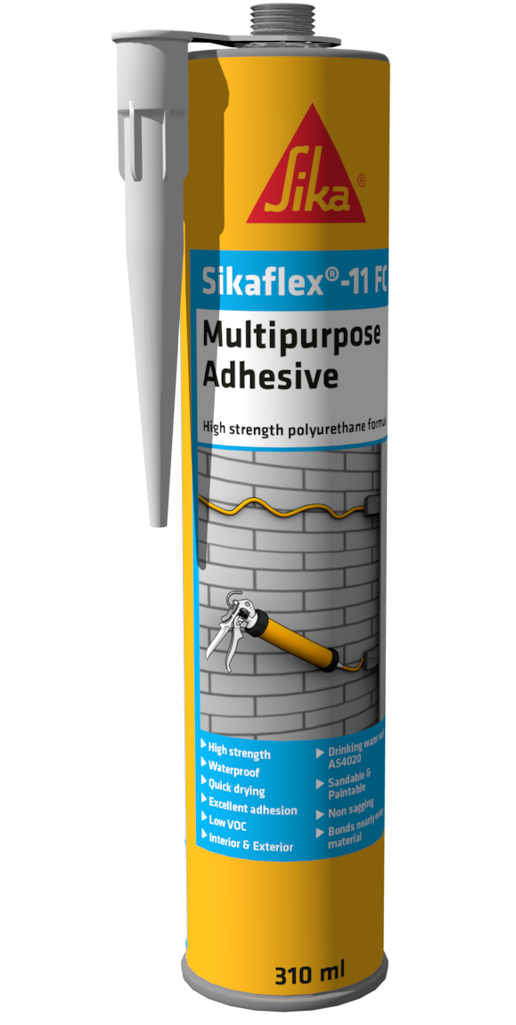 Sika Sikaflex 11FC Multipurpose Adhesive Sealant 310ml Tubes Grey