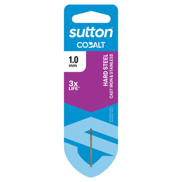 SUTTON 1.0mm Jobber HSS-CO HD Cobalt Drill Bit