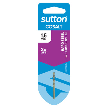 SUTTON 1.5mm Jobber HSS-CO HD Cobalt Drill Bit