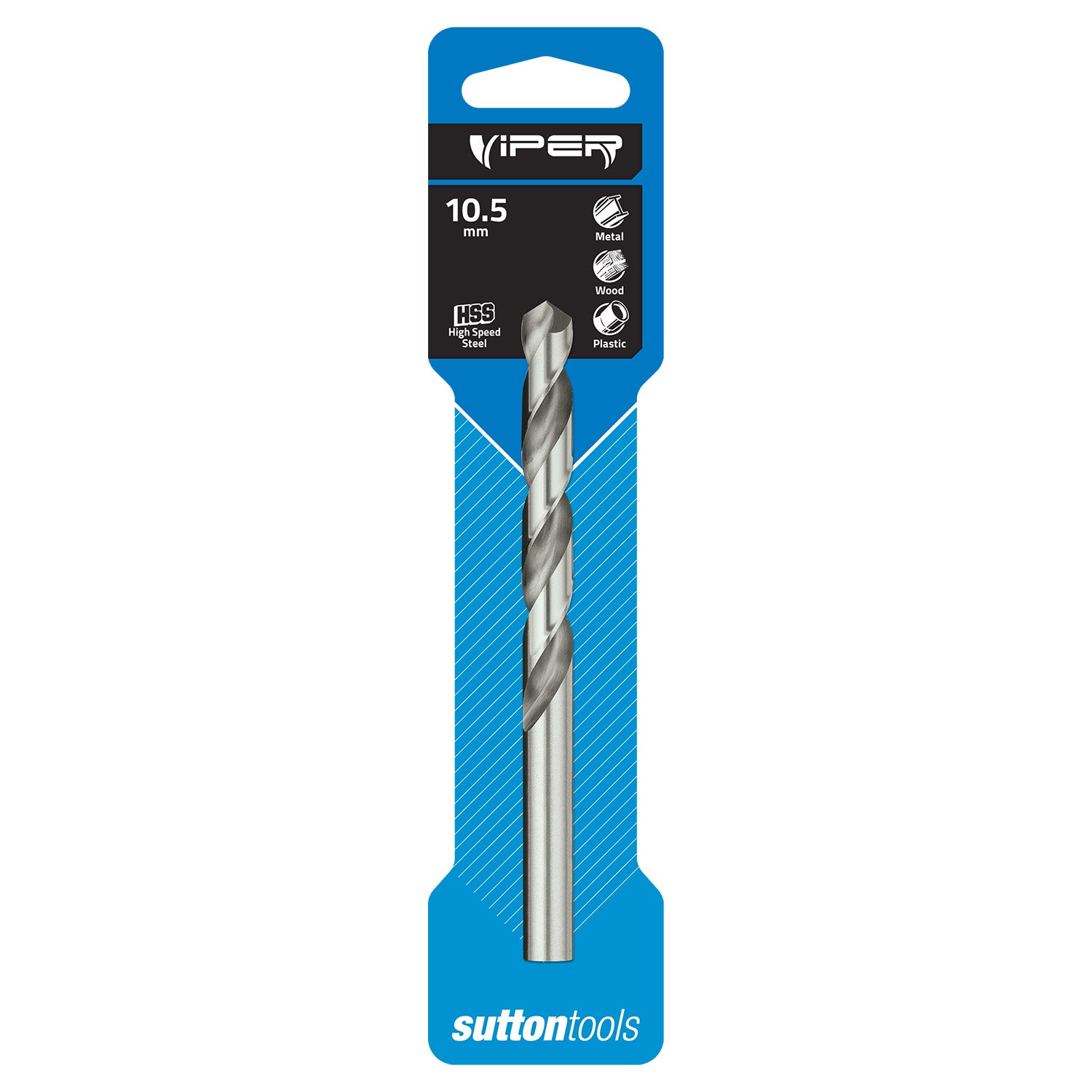 SUTTON 10.5mm Jobber HSS Viper Drill Bit