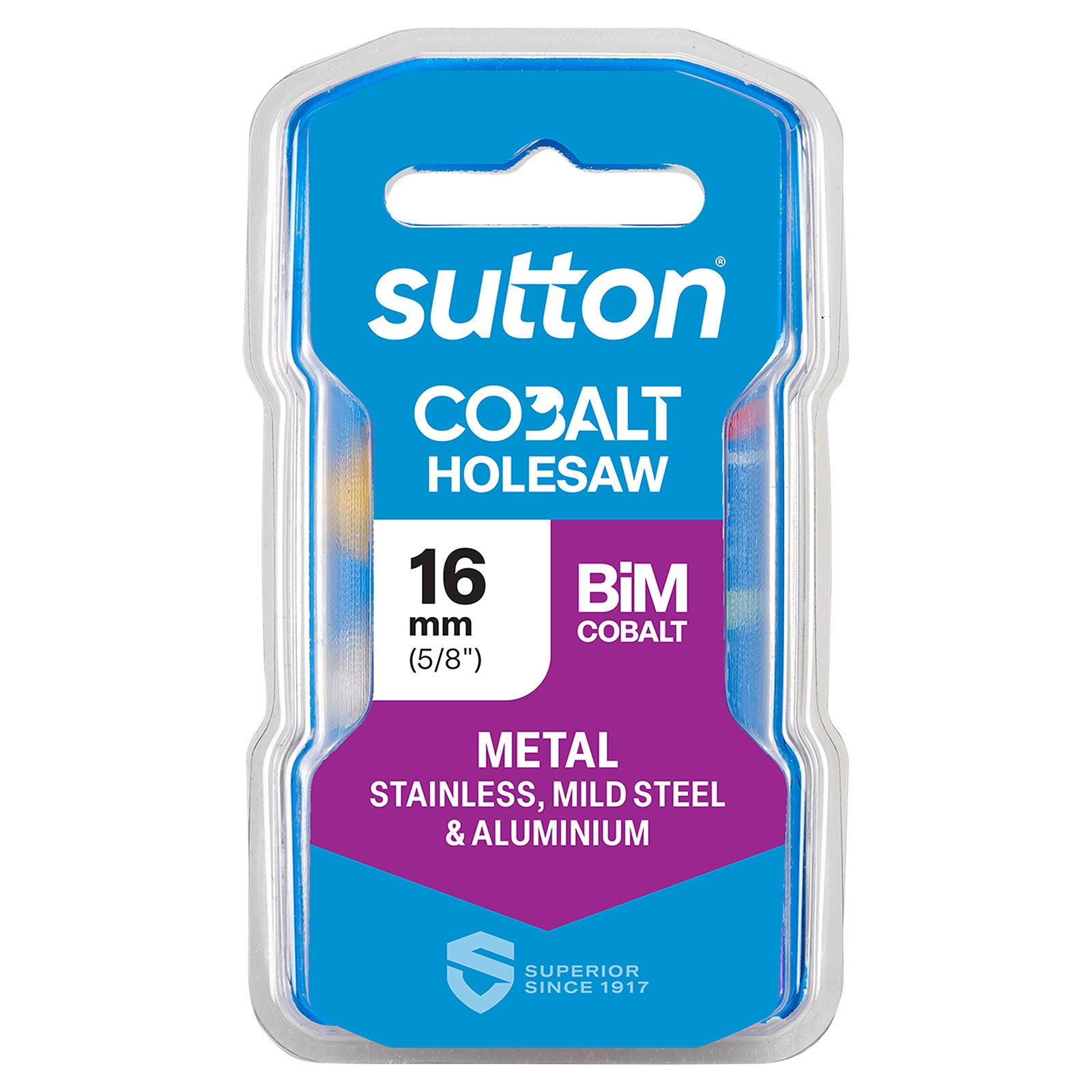SUTTON 16mm (5/8 Inch) H125 Bi-Metal Cobalt Holesaw