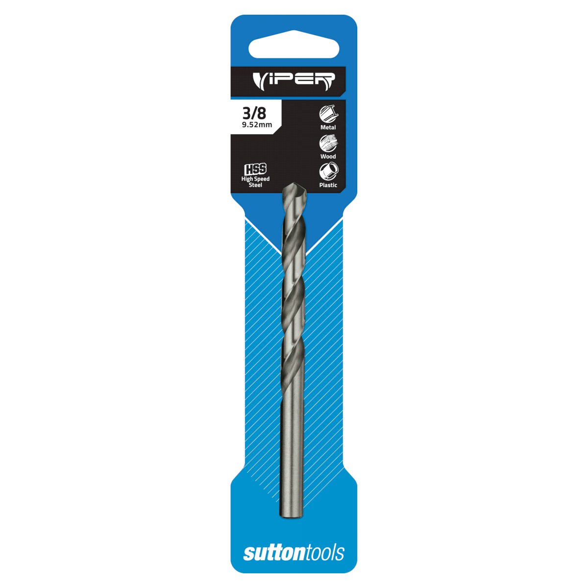 SUTTON 3/8 Inch Jobber HSS Viper Drill Bit