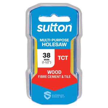 SUTTON 38mm (1-1/2 Inch) H127 TCT Multi-Purpose Holesaw