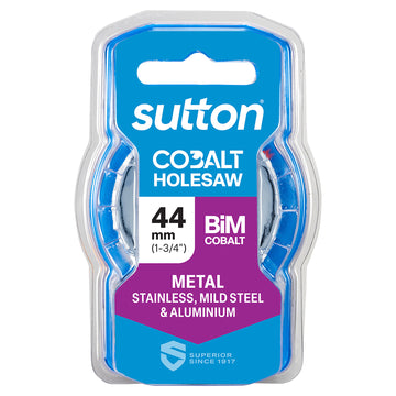 SUTTON 44mm (1-3/4 Inch) H125 Bi-Metal Cobalt Holesaw