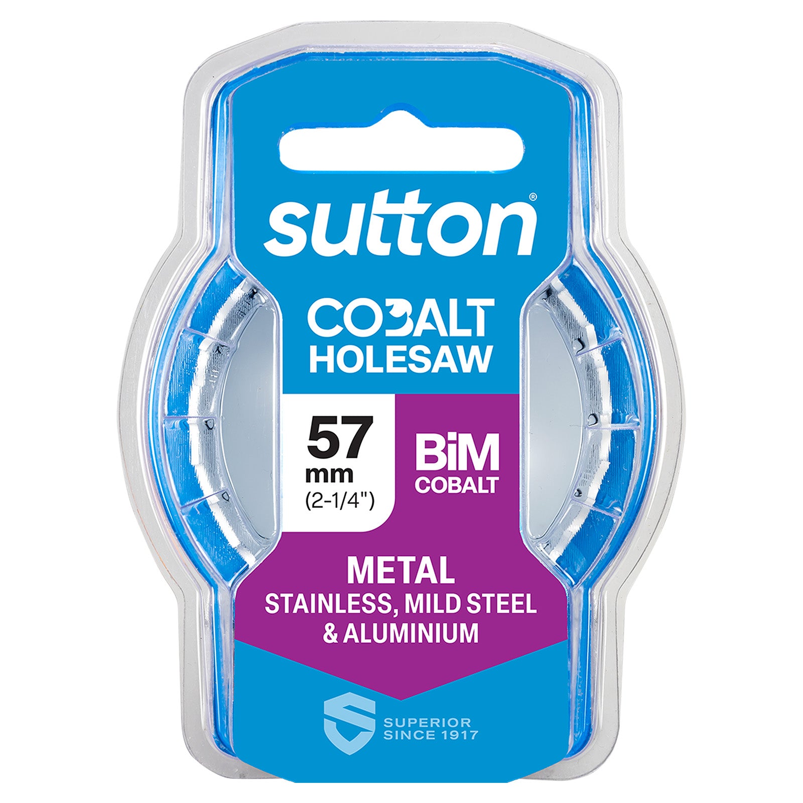 SUTTON 57mm (2-1/4 Inch) H125 Bi-Metal Cobalt Holesaw