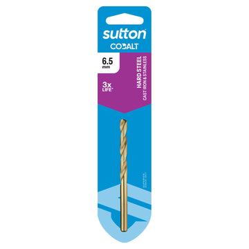 SUTTON 6.5mm Jobber HSS-CO HD Cobalt Drill Bit