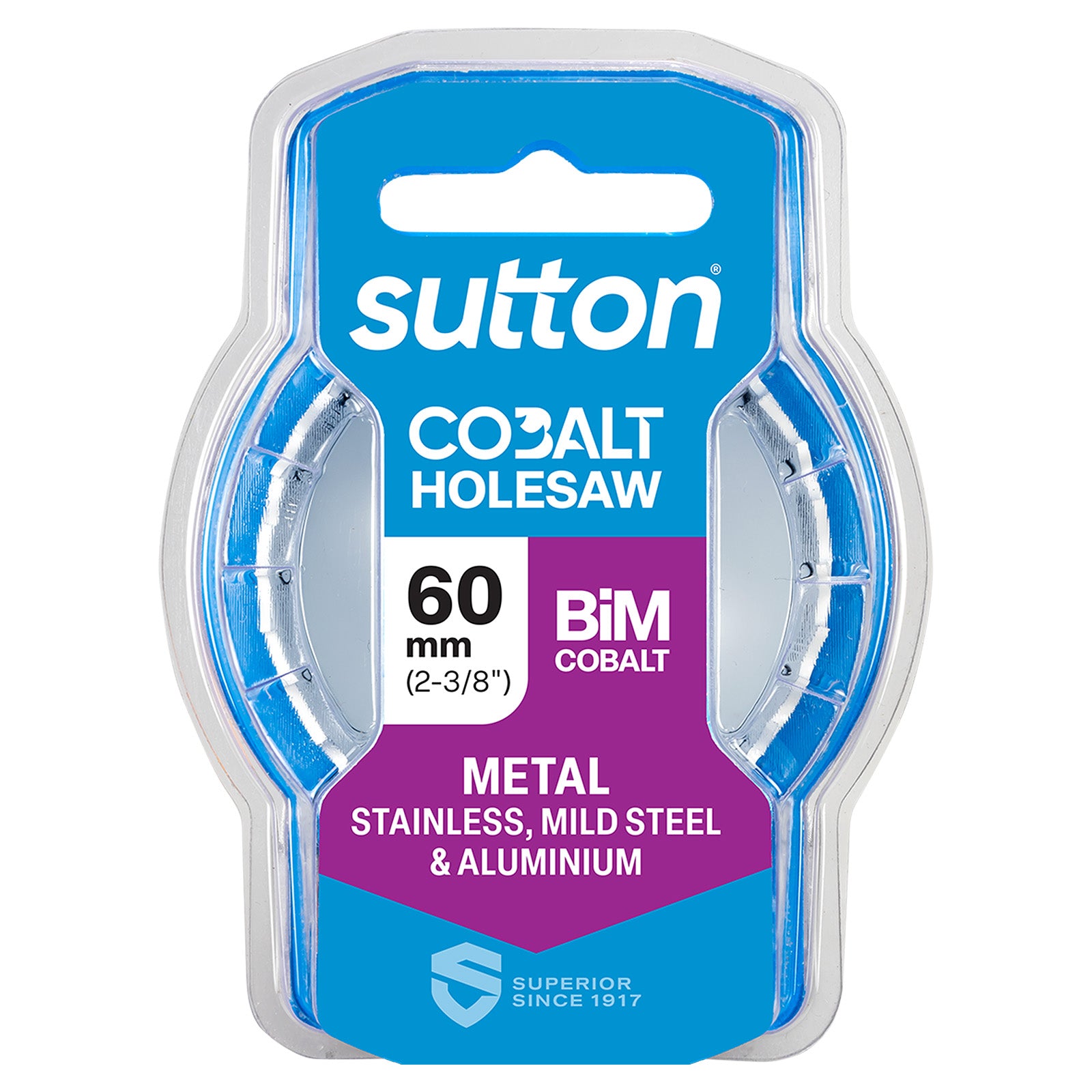 SUTTON 60mm (2-3/8 Inch) H125 Bi-Metal Cobalt Holesaw