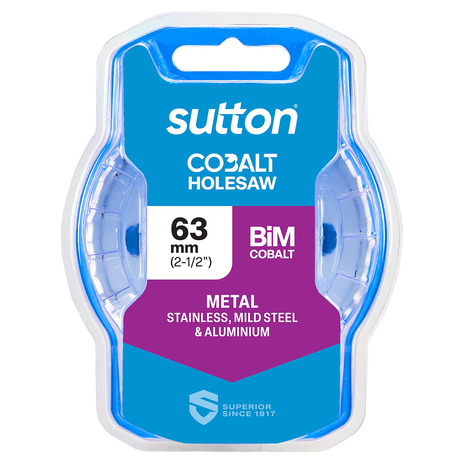 SUTTON 63mm (2-1/2 Inch) H125 Bi-Metal Cobalt Holesaw