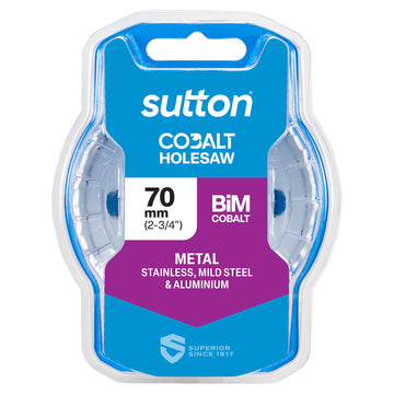 SUTTON 70mm (2-3/4 Inch) H125 Bi-Metal Cobalt Holesaw