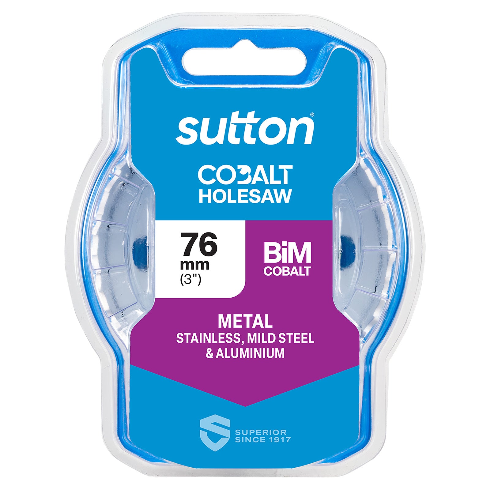 SUTTON 76mm (3 Inch) H125 Bi-Metal Cobalt Holesaw