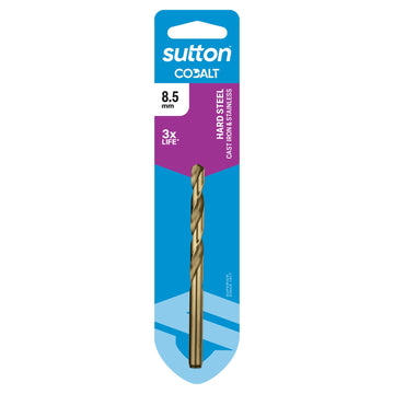 SUTTON 8.5mm Jobber HSS-CO HD Cobalt Drill Bit