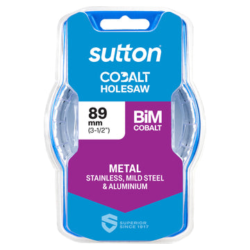 SUTTON 89mm (3-1/2 Inch) H125 Bi-Metal Cobalt Holesaw