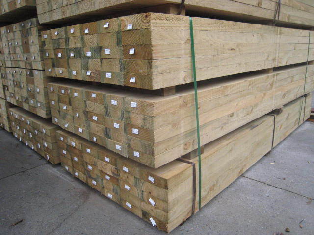 Treated Pine Sleepers 200 x 75 H4 Timber 2.4m