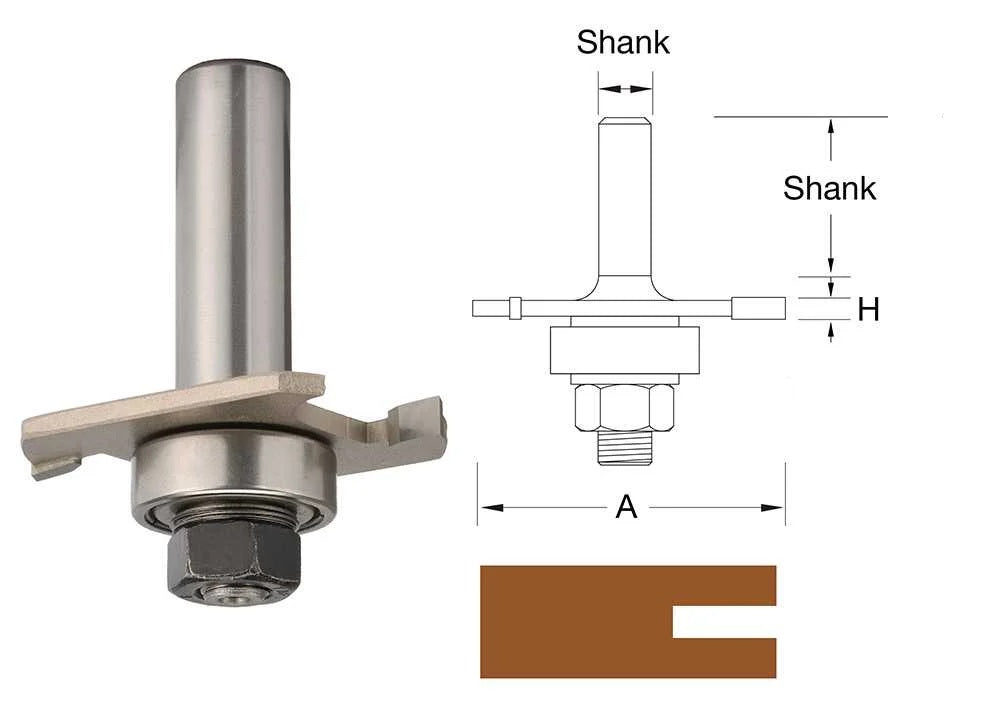 TruaCut TM5004/2 4.0mm Biscuit Slot Cutter