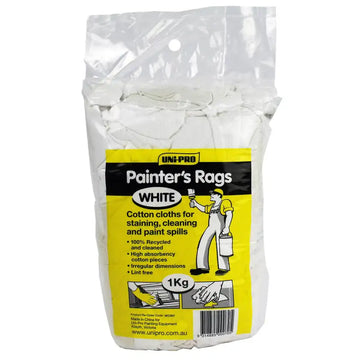 Uni-Pro Painters Rags White 1kg