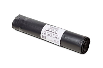 Vespol 100um Black Builders Polythene Plastic Film 2m x 10m Roll