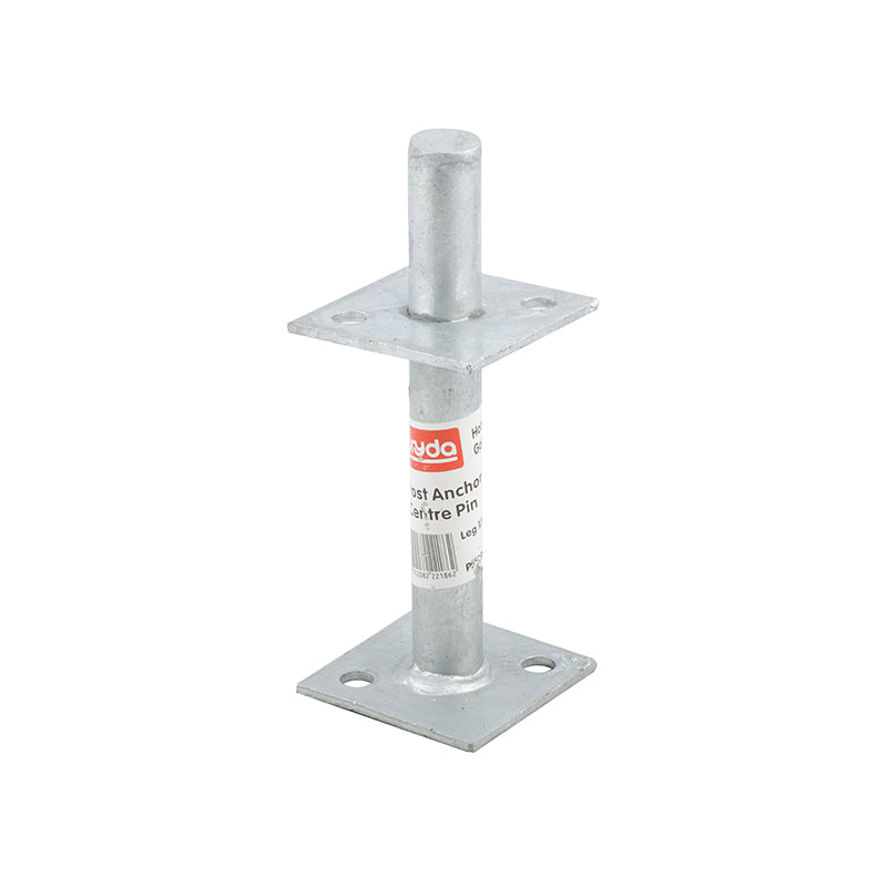 Pryda Post Support Centre Pin Base 130mm Anchor