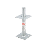 Pryda Post Support Centre Pin Base 130mm Anchor