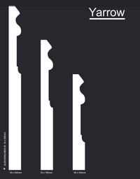 Yarrow Primed F/J Skirting 230x18mmx5.4m