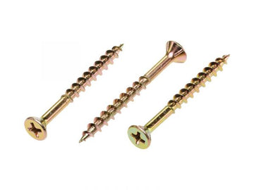Zinc Plated Chipboard Screw 8g x 20mm - Pack of 100